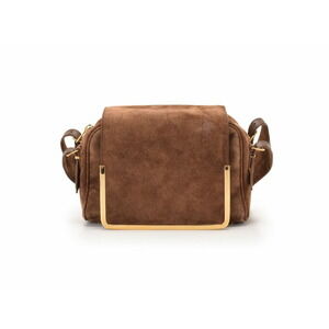 Balenciaga shoulder bag brown suede
